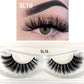 1 Pairs Makeup Eyelashes 3D Mink Lashes Fluffy Soft Wispy Natural Cross Eyelash Extension Reusable Lashes Mink 5D False Eyelash