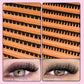 8-16MM Individual Cluster Lashes Set Natural Faux Mink Lashes Reusable DIY Tray Lash Extension Thick Volume False Eyelashes Kit