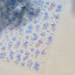Colorful Water Bubble 5D Nail Art Stickers Goldfish Koi carp Dreamy Polarized Dreamlike Self Adhesive Delicate Manicure Decals