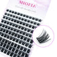 1 Box/120 Clusters Mink Eyelashes 8-14mm Individual Lashes Natural Look D Curl Fluffy Cluster Lashes DIY Eyelash Extension Tools