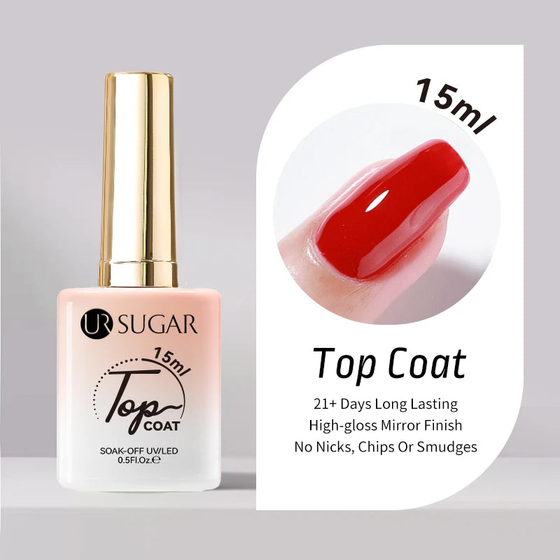 UR SUGAR 15ml 6 Colors Shine Red Winter Christmas Cat Magnetic Gel Nail Polish Sparkling Glitter Semi Permanent Soak Off UV Gel