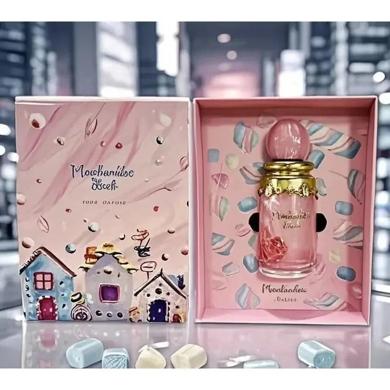 Paris Corner Marshmallow Blush Eau de Parfum for Women 3.4oz / 100ml Sweet Strawberry and Vanilla Scent 24H Long-Lasting