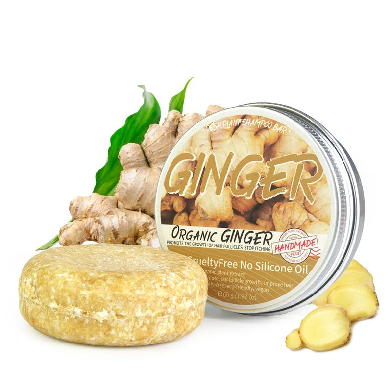 Polygonum Soap Hair Darkening Shampoo Bar Women Men Hair Solid Ginger Shampoo Whitening Soap Various Styles of Soap Bar Hair
