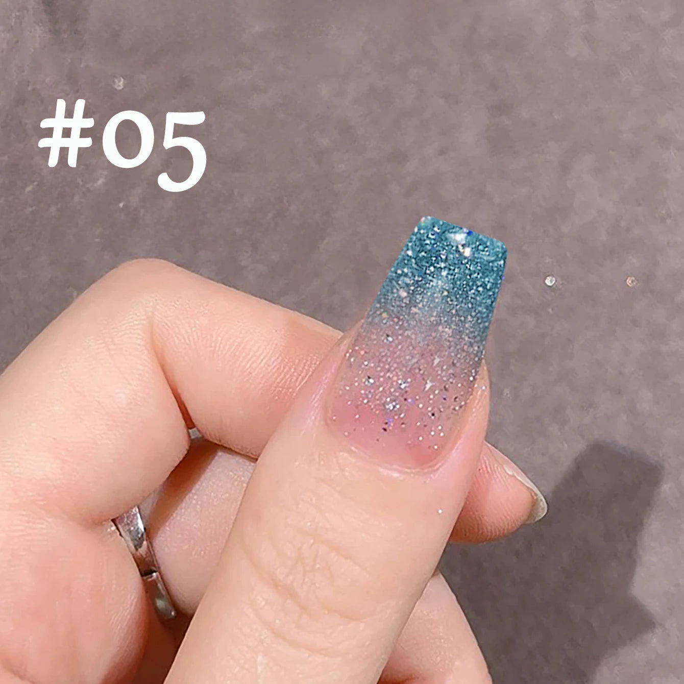 MIANEL 1-12PCS Star-chasing Moon-chasing Gel Nail Polish 2026 Popular Whitening Strobe Sequin Flashing Nail Polish White Nails