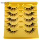 5pairs Mink Eyelashes Invisible Band Lash Extension Natural False Eyelashes Cross Cluster Fairy 3D Faux Big Eye Long Fake Lashes