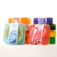 S+100g Natural Organic Rose Silk Gourd Network Oil Soap Lemon Whitening Face Body Wash Bar Loofah Soap