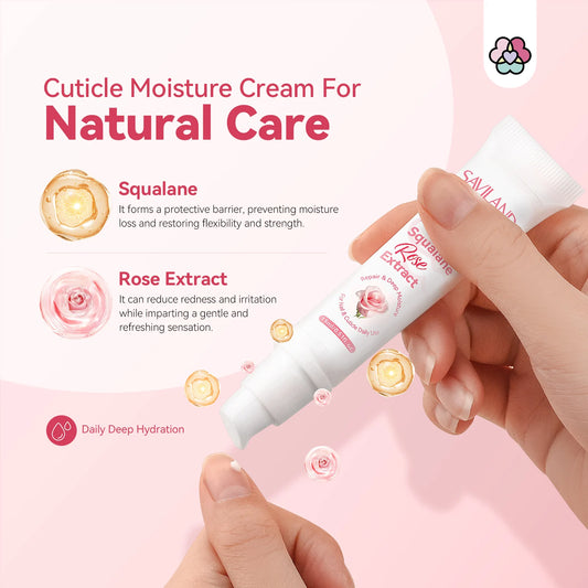 SAVILAND Nail Strengthener with VE and Keratin for Damaged Nails Strengthens Nails And Cuticles Protector Finger Nail Care