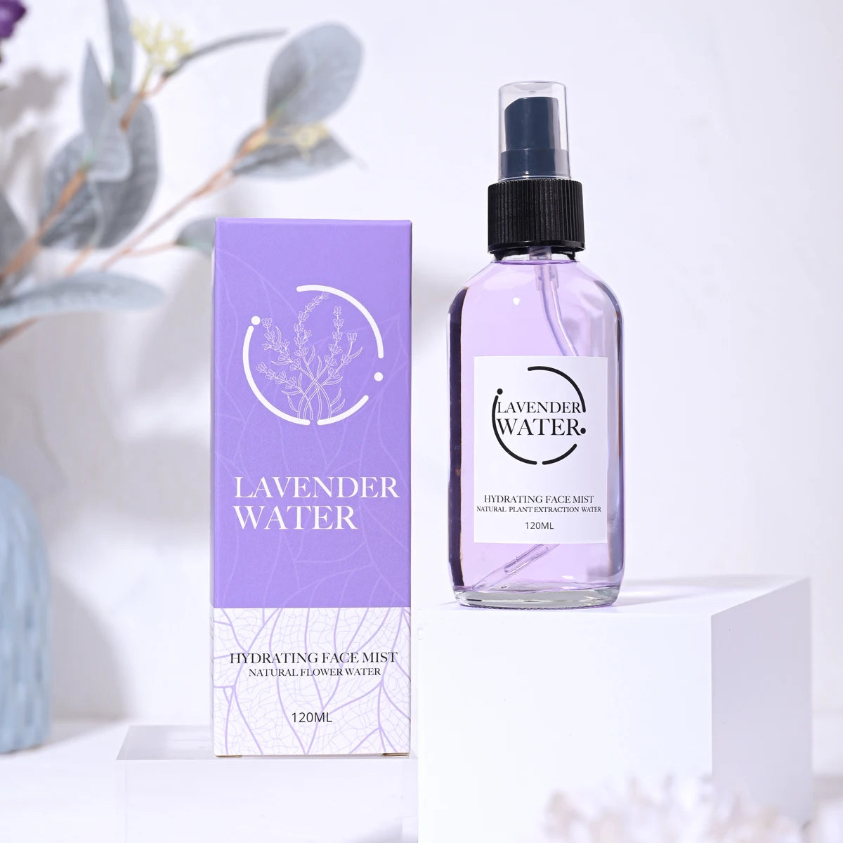 Lavender Vera Facial Moisturizing Toner 120ml Travel Holiday Gift Plant Extract Essence Makeup Water Spray