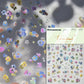 1piece 5Dcute tulip flower nail stickers high quality self-adhesive embossed nail art decals for girls summer decoration sticker
