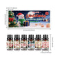 Christmas Aromatherapy Essential Oil Set  Long Lasting Fragrance 6 Holiday Scents Festive Scents & Relaxing Atmosphere 6x10ml