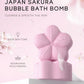 LAIKOU Japanese Sakura Bath Bomb Bubble Explosion Bath Salt for Body Cleansing Moisturizing 30g