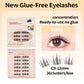 New Self-Adhesive Eyelashes No Glue Fake Lashes Extensions Reusable Eyelashes Glue-free False Eyelashes DIY Individual Lashes Ma