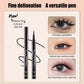 New Black Brown Color Liquid Eyeliner Pen Waterproof Long-lasting Natural Eye Liner Pencil Fast Dry Soft Texture Makeup Tools
