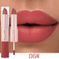 1/3Pcs Double Head Matte Lipstick Sexy Red Lip Gloss Set 2 in 1 Matte Lip Stick Non-stick Cup Lasting Waterproof Makeup Beauty