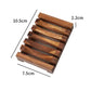 Soap Box Natural Wooden Bath Soap Holder Creative Fashion Tray Wooden Prevent Mildew Drain Box Kitchen Bathroom Washroom Tools