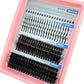 15Rows Lash Clusters Spikes Eyelash Extensions Spiky Lashes Extension Thick Individual Cluster Lashes with Spikes&Bottom Lashes