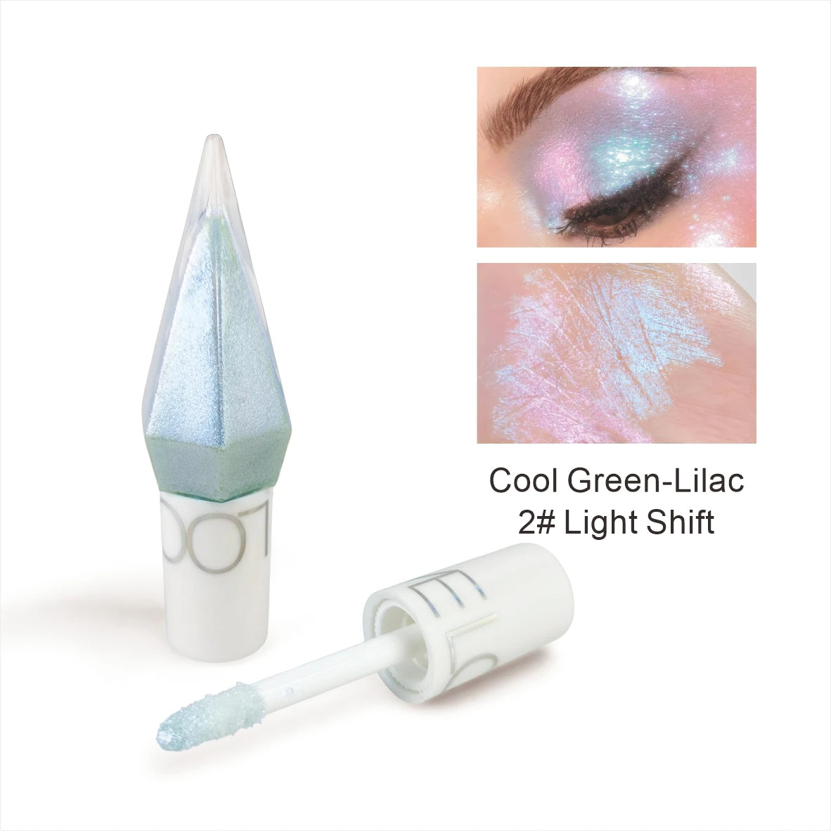 Waterproof Optical Chameleon Liquid Eyeshadow Gradient Glitter Eyeshadow Makeup Polarized Change Color Eyeshadow Liquid Cosmetic