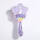 New Cartoon Air Cushion Massage Comb Star Shape Sequins Quicksand Anti-knot Combs for Baby Kids Comb for Curly Hair