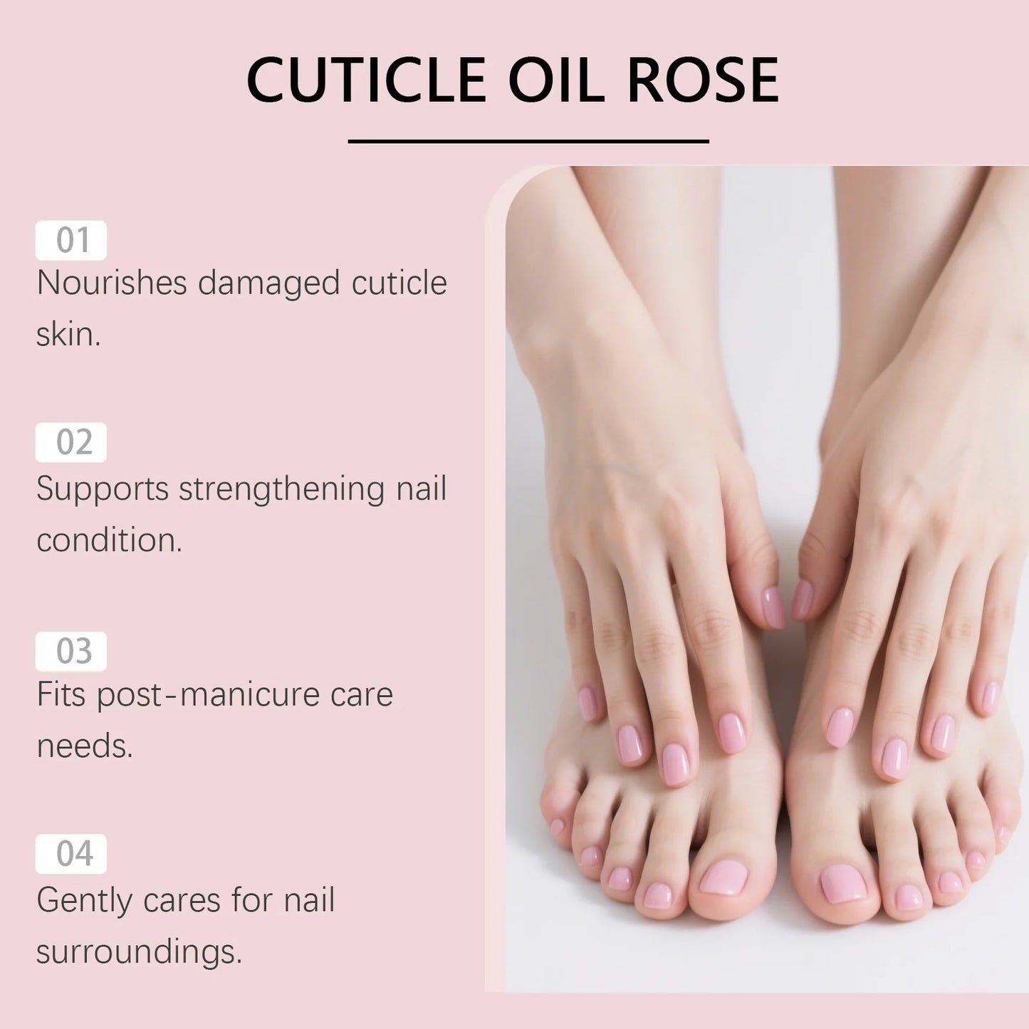 Nail Care Damaged Area Multi-Flavor Cuticle Oil Strengthens Moisturizes Nails Daily Gentle Portable Shine Smooth Care Oil
