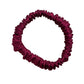 100% Real Mulberry Silk Skinnies Scrunchies Hair Bands Ties Gum Elastics Ponytail Holders No Damage for Women Girls 22 Momme 1CM