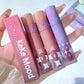 Pigeon Blood Red Matte Lipstick Waterproof and Lasting Blue Gothic Lip Gloss Sexy Punk Black Lip Tint Dark Lip Cream Makeup