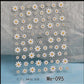 1PC 5D Macaron Flower/Fruit Nail Charms Sticker Embossed Bear/Rabbit/Letter Nails Slider Decals Summer Adhesive Manicure Decor&Y