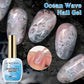 NICOLE DAIRY 15ml Bubble Ocean Wave Glue White Gel Nail Polish Summer Nail Poke Varnish UV LED Soak Off Gel For Nail Art Manicur