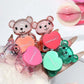 Cappuvini Soft and Cute Bear Lip Balm Moisturizing and Hydrating, Reduces Lip Lines, Non-Greasy, Limited Edition for Christmas and Halloween, Autumn and Winter Lip Care.