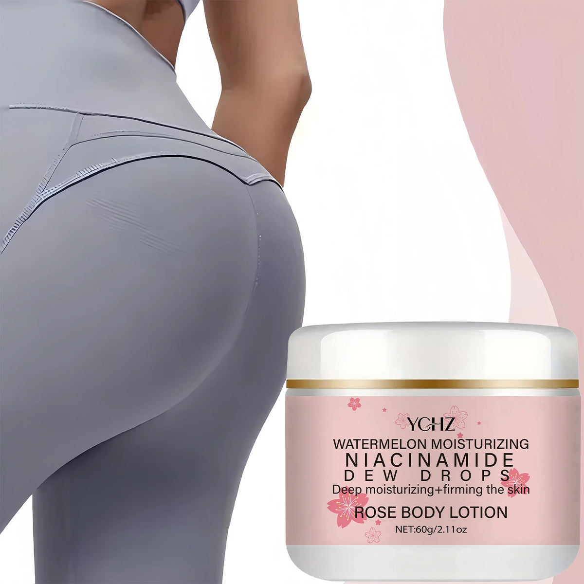 Instant Butt Lift Cream - 60g, Moisturizing Massage Cream, Shaping and Firming the Body, Suitable for All Skin Types, Butt Lift Moisturizing and Hydrating Formula
