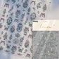 1piece 5Dcute tulip flower nail stickers high quality self-adhesive embossed nail art decals for girls summer decoration sticker