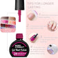 Nail Polish Set 8 Colors 8ml Reflective Magnetic Nail Polish Soak-Off LED Gel Salon Women Manicure Tools Fashion Holographic Man