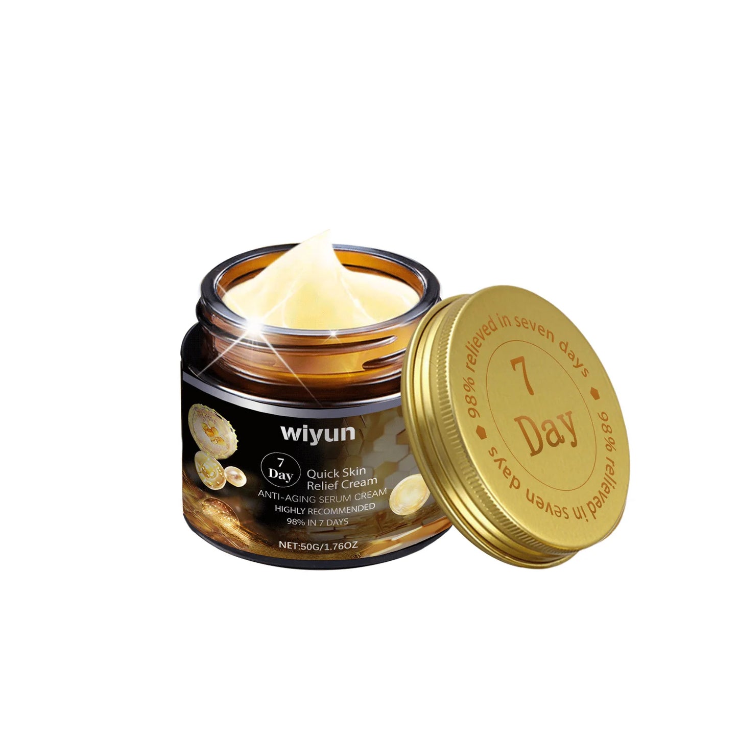 Face Cream for Dark Spots Removal Fine Lines 7 Day Repair Damaged Skin Firming Lifting Sagging Improvement Nourishing Skin Care