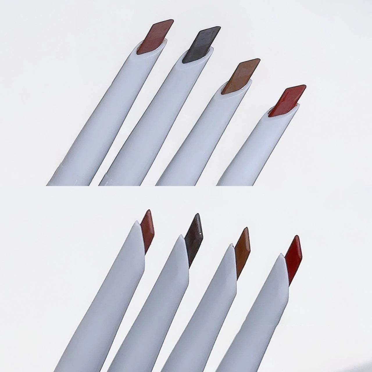 2 in 1 Eyebrow Pencil Professional Cosmetics Makeup 4 Colors Waterproof Eyebrow Tattoo Brush Long Lasting Eyebrow Pen