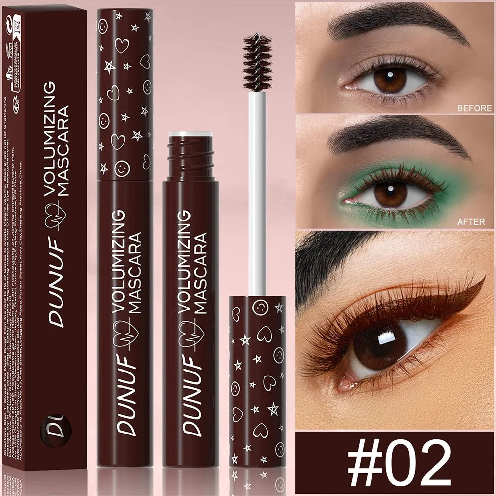 Colorful Eyelash Mascara 5D Silk Fiber Volume Curling Lengthening EyeLashes Extension Purple Blue White Waterproof Eye Makeup