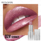 1PC Glitter Pearl, Various Shades, Cream Texture, Non-stick Cup, Sparkling Lipstick, Suitable for Christmas, Halloween Makeup