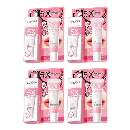 5X Niacinamide Plumping Lip Mask – Intense Hydration & Anti-Dryness for Soft, Pink Lips | Care Chapped Lips Overnig 10g/pc