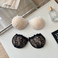 Lace Silicone Bra Reusable Nipple Stickers Adhesive Nipple Cover Bra 3CM Thickened Push Up Bra Chest Patch