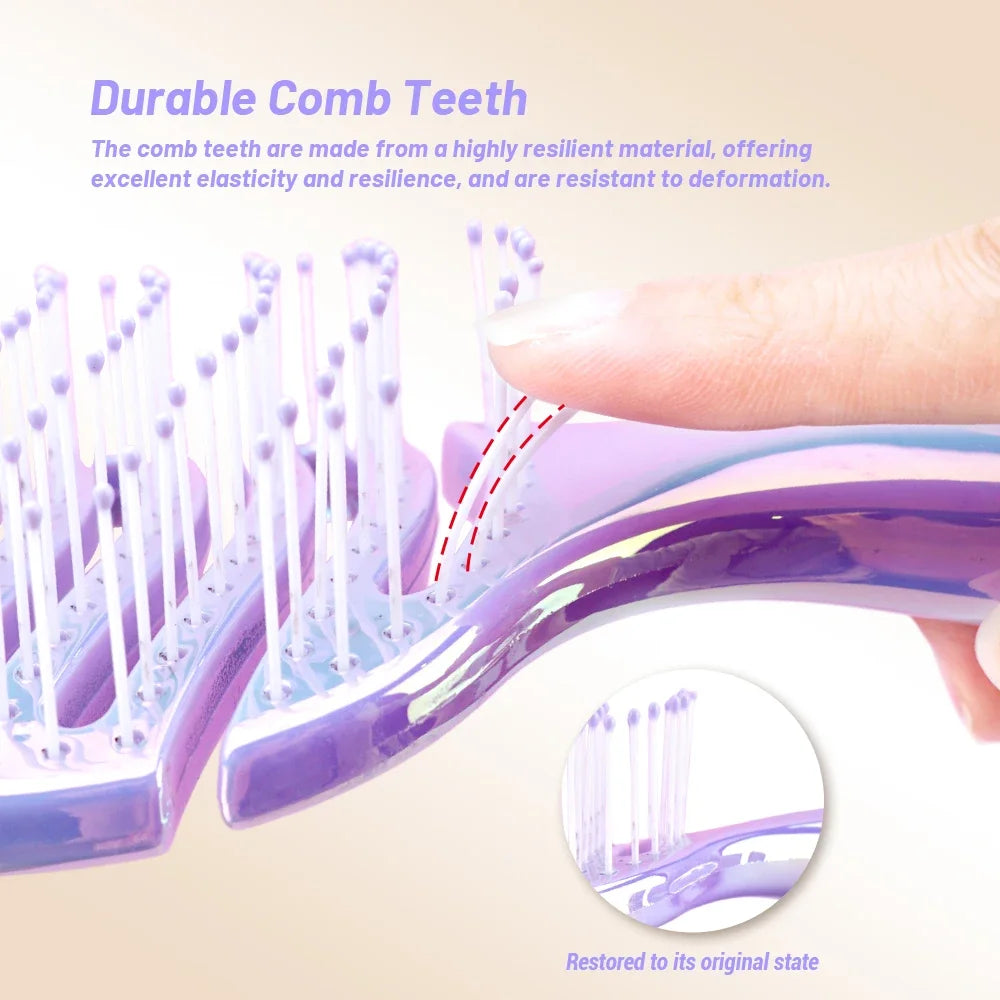 Hollow Out Hair Brush Scalp Massage Combs Detangling Hairbrush Dry And Wet Use Quick Drying Salon Hairdressing Stying Tools