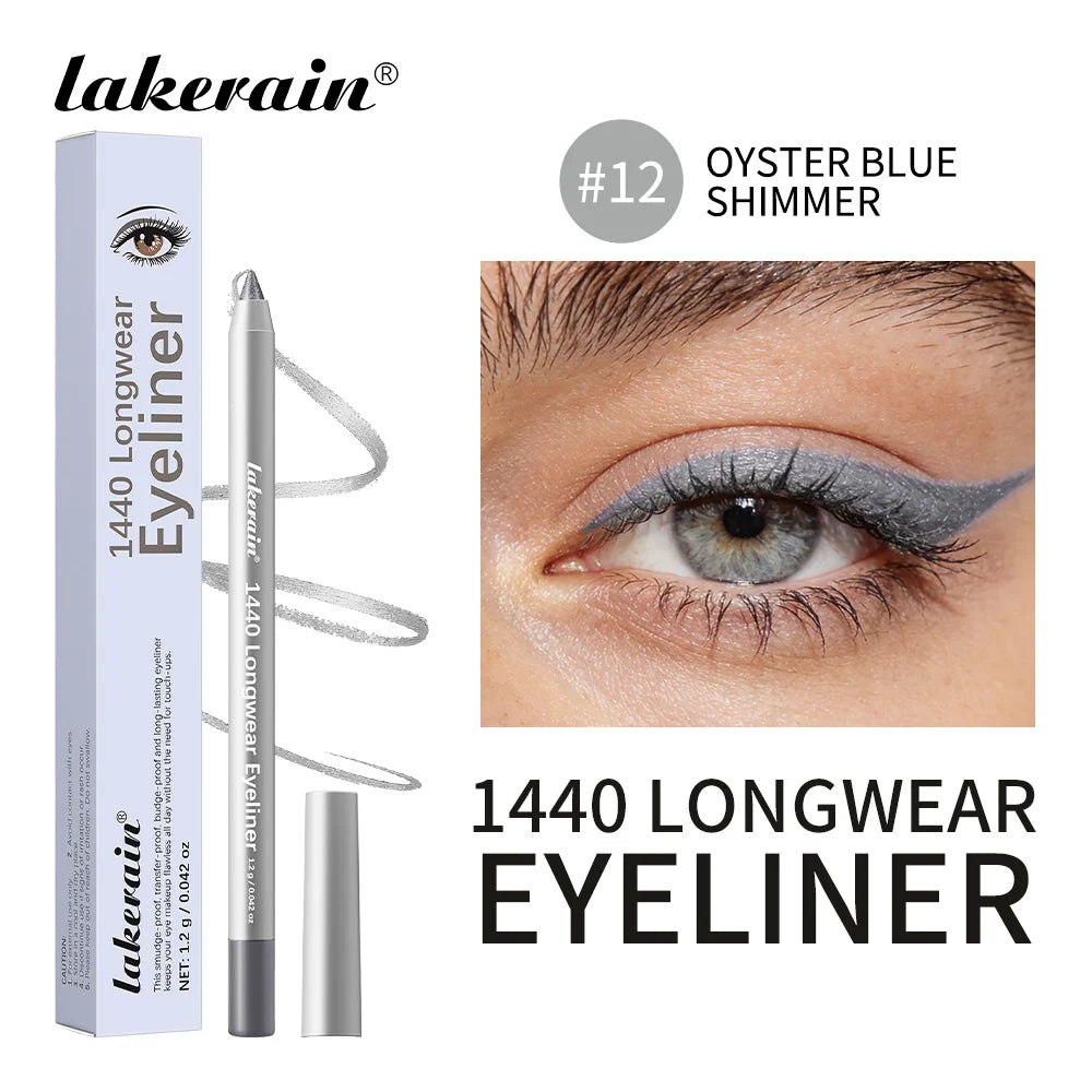 Longwear Eyeliner Smooth Precise Tip Waterproof Smudge-proof Long Lasting Wear Rapid Shaping Soft Mist Makeup Smokey Eyeliner
