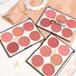 Six-color blush plate girl's heart waterproof matte pearl multi-color nude makeup natural grooming students