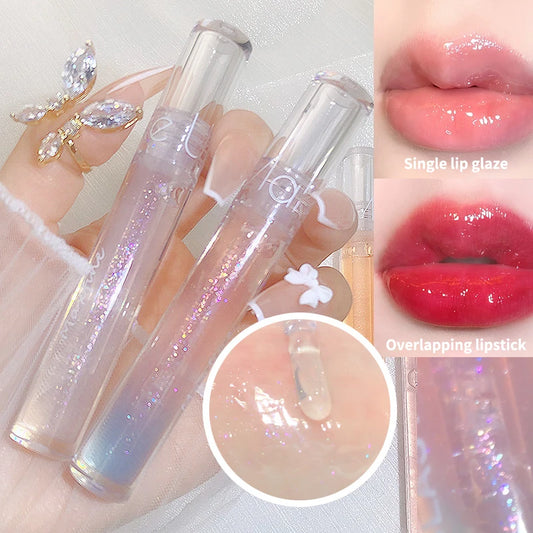 Lustrous and translucent lip gloss Dudu Lip glazetransparent jelly has a lustrous water like sheen that is bright long-lasting