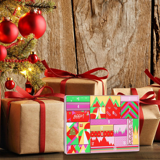 Christmas Advent Calendar 2023 Makeup Tools Countdown Calendar Gift Boxes Lipstick Eye Shadow Concealers Makeup Cosmetics Set