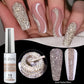 PUENTE 7.5ML Golden Gems Cat Magnetic Gel Nail Polish Pink Brown Blue Colors Golden Glitter Cat Eye Soak Off UV Nail Art Varnish