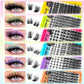 RED SIREN Segmented Individual Cluster Lashes Faux Mink Fluffy Wispy Manga Lash Bundles Self Graft False Eyelash Daily Makeup