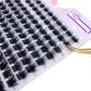 Wispy Cluster Lashes - DIY Eyelash Extensions, 9-16mm Mix, Natural Look Fluffy Individual Lashes, Reusable, C-Curl, Various Leng