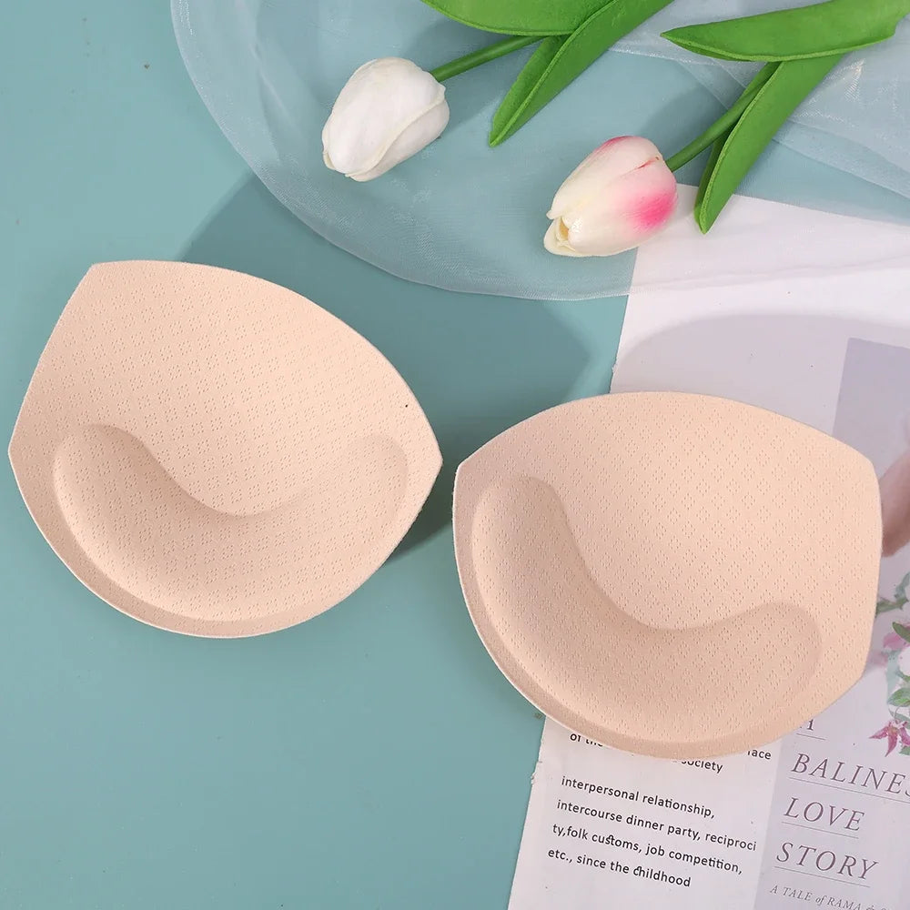 3D Removable Push Up Bra Pads Inserts Women Underwear Breast Lift Breathable Sponge Padded Bra Pad Lining Swimsuit Bra Insert