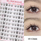 No Glue Needed Idol False Eyelashes Large Capacity 7-9mm Self Adhesive Eyelashes tweezers DIY Lash Extension Cluster Lashes