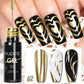 7.5ML Black Cat Eye Magnetic Glitter Gel Nail Polish Ultra-Bright Black Shine Long-Lasting Soak Off UV Nail Art Varnish Manicure