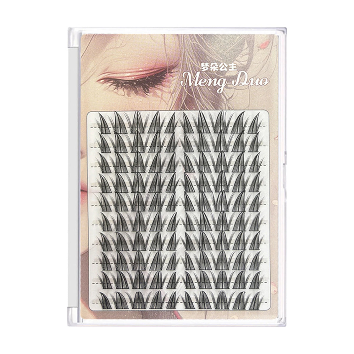3/6/10 Rows Natural Charming Lashes Y2k Segmented Foxes Eyelash Extension Fluffy Single Clusters False Eyelashes Makeup Tools
