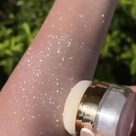 Sparkling Fairy Powder Highlighter -Shimmering Contour Blush for Brightening and Defining Your Features Create a Sparkling Look